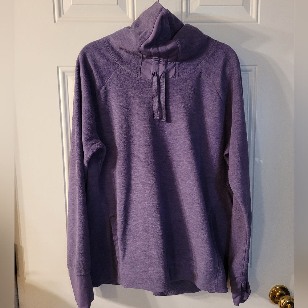 Purple Turtle neck oldnavy active fleece sweatshirt